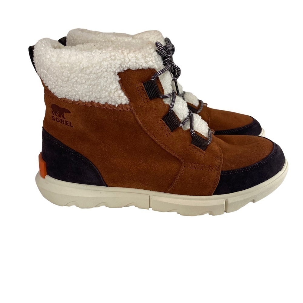 SOREL Explorer II Carnival Cozy Boot in Wood Chalk 11